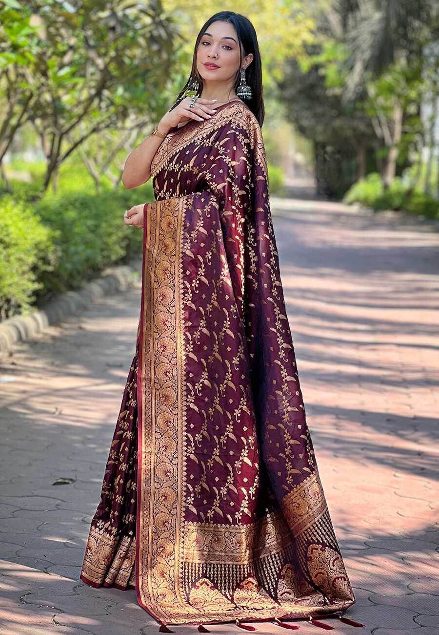 Banarasi Soft Silk saree - MYLUXURY LANE ENTERPRISE